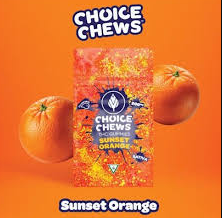 Photograph of product: Sunset Orange | 20mg x 10pk | Choice Chews