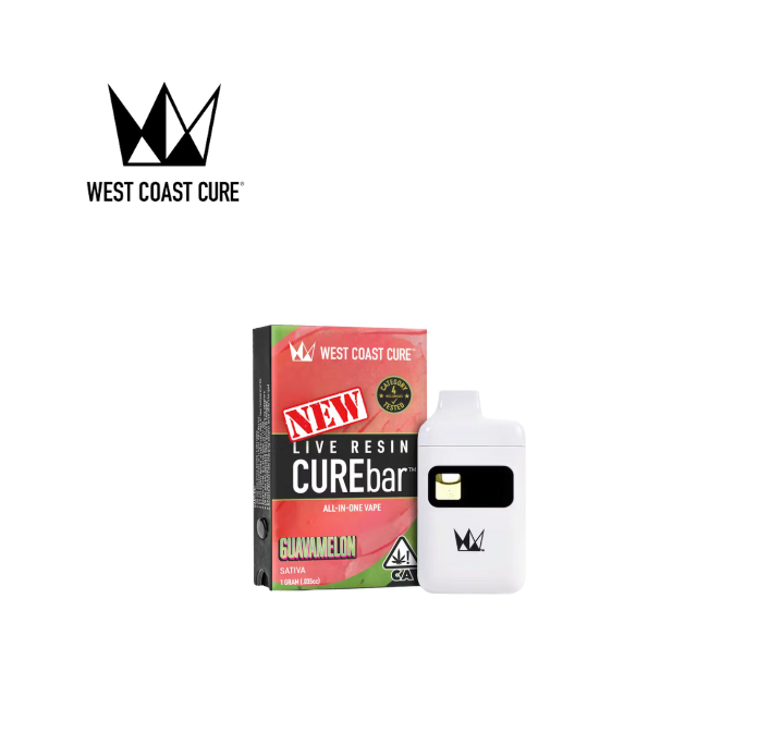 Photograph of product: GUAVAMELON 1G LIVE RESIN CUREBAR 1.0 ALL-IN-ONE