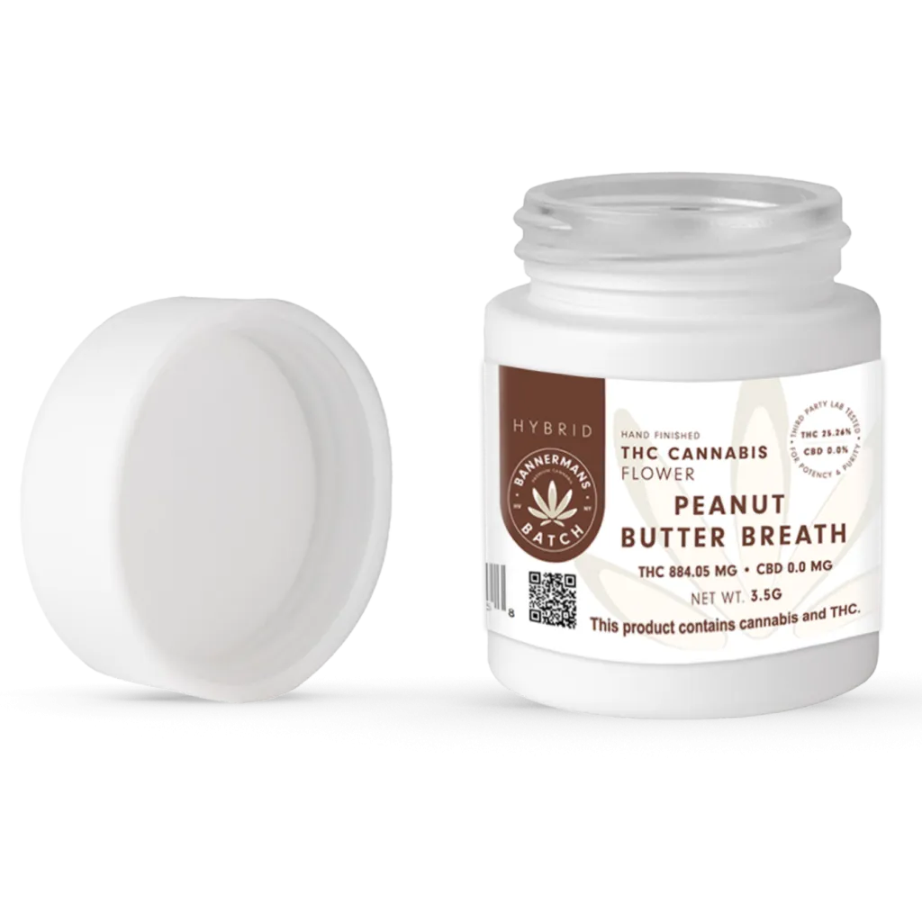Photograph of product: Bannermans Batch | Peanut Butter Breath | Flower | 3.5g
