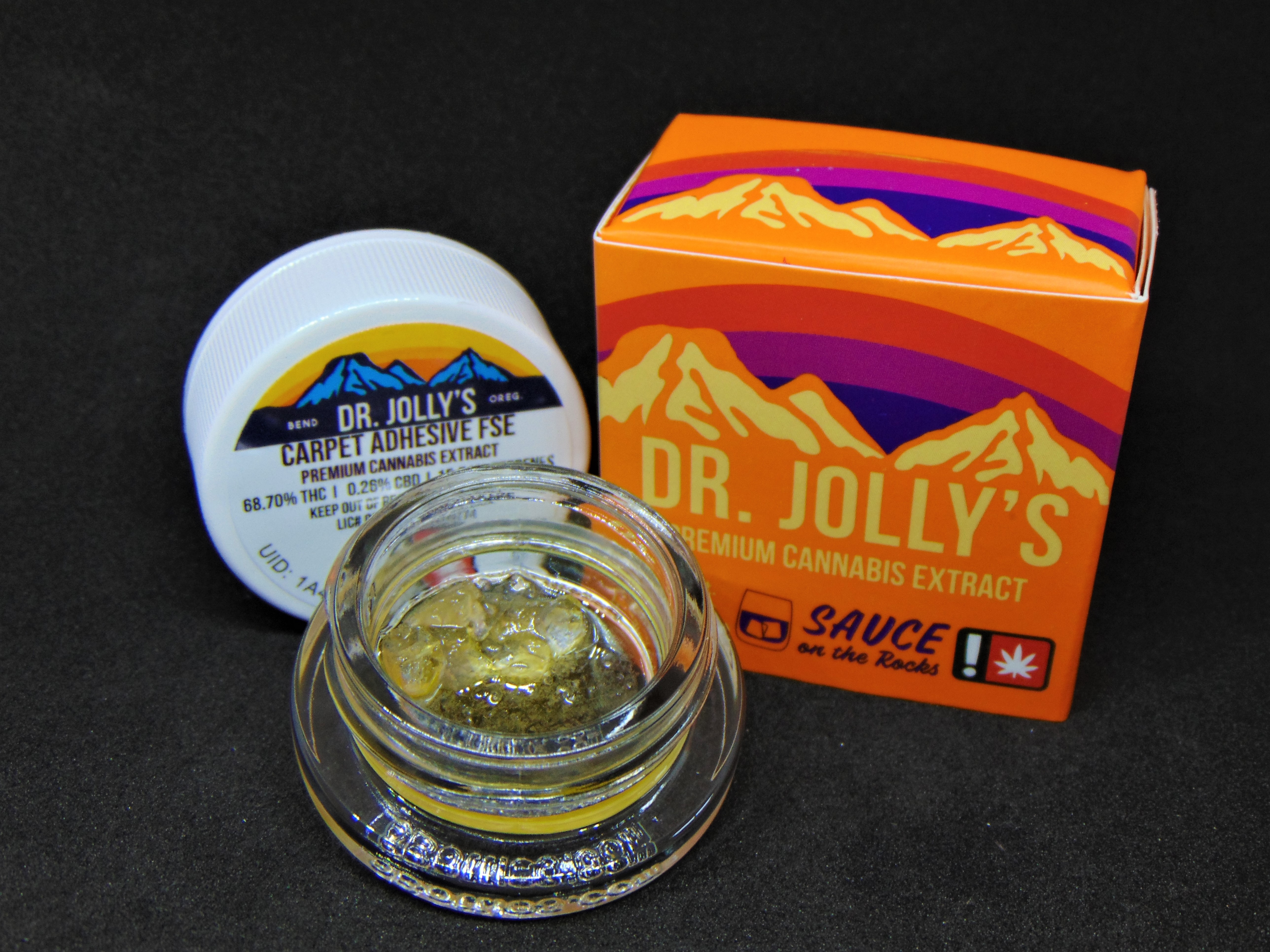 Photograph of product: Dr. Jolly's | PURPLE PAKISTANI KUSH Sauce on the Rocks