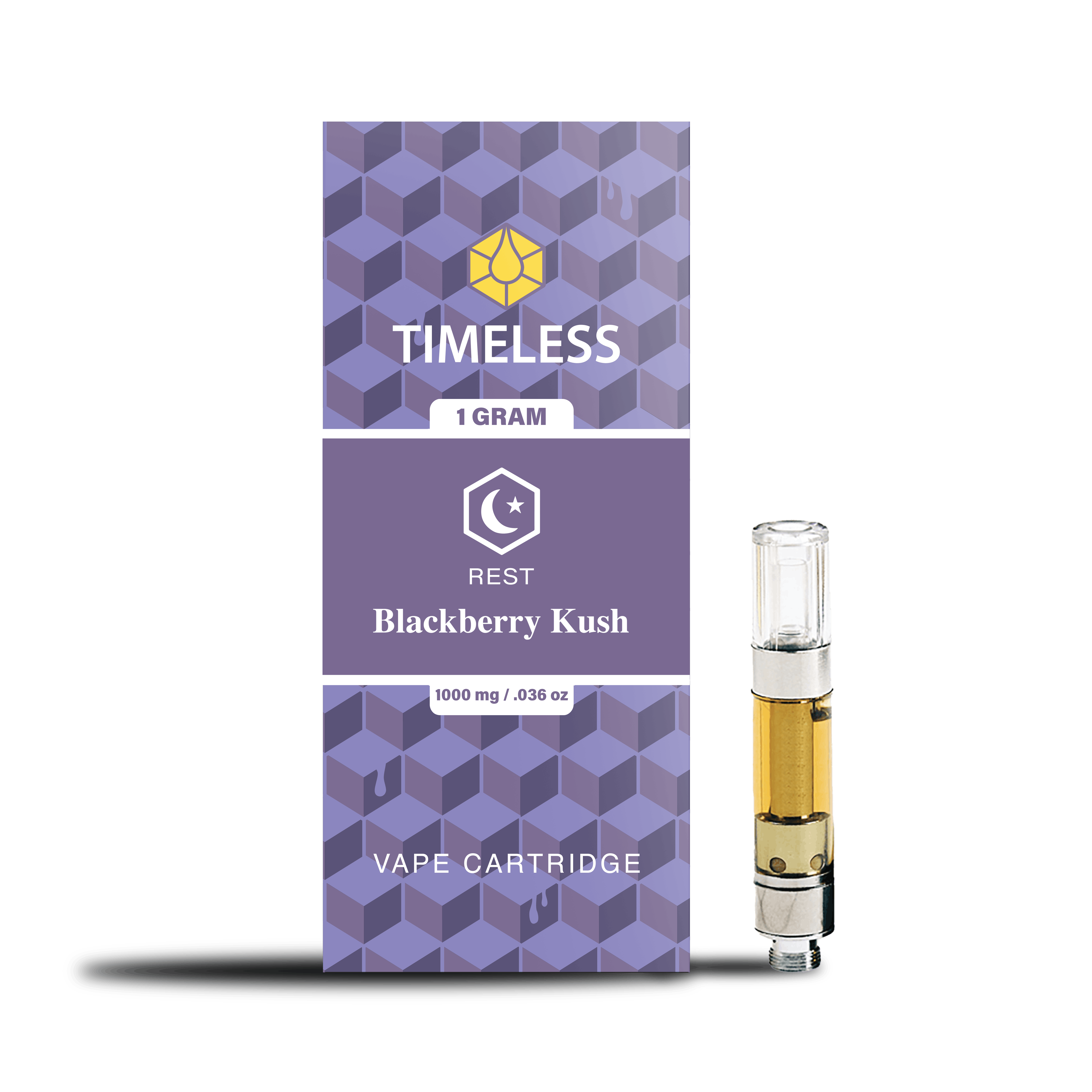 Photograph of Product: Blackberry Kush | Cartridge | 1g