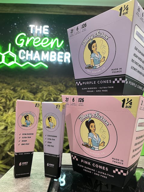 Photograph of product: Blazy Susan Cones 6Pk 1 1/4 Size