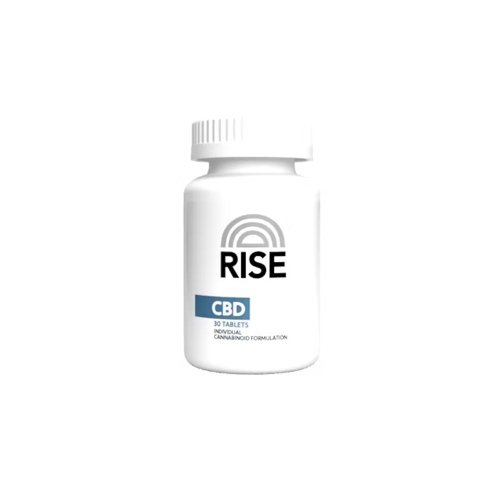 Photograph of product: AU Rise: CBD Tablets 1500mg