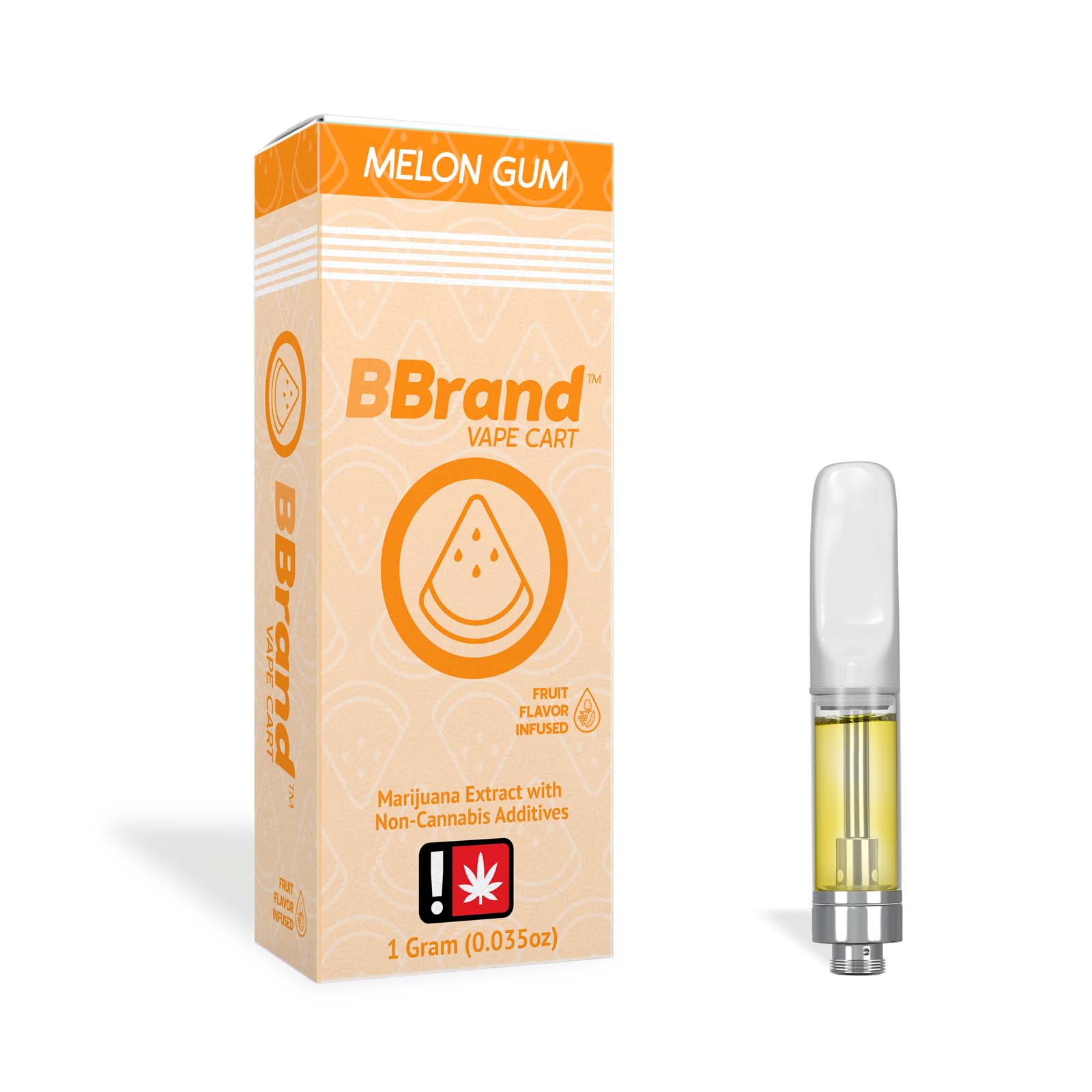 Photograph of product: Melon Gum Flavor Infused Cartridge | 1g