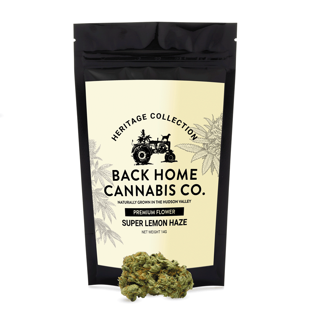 Photograph of product: Back Home Oui'd Co. | Super Lemon Haze | Flower | 14g