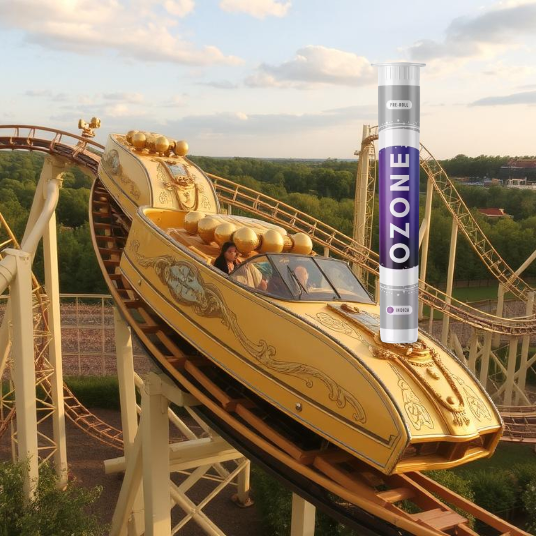 Photograph of product: Ozone-Golden Cream-Pre Rolls Single-1.0g
