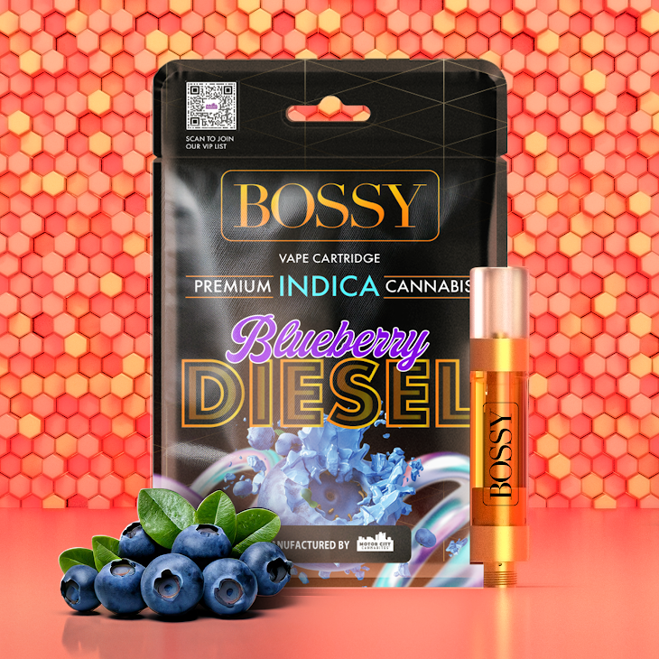 Photograph of product: Bossy | Blueberry Diesel Cart
