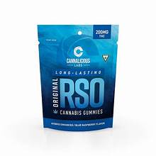 Photograph of product: Cannalicious - RSO Recovery Gummy - Mango- Oui'd- 200mg