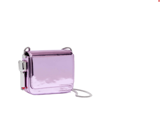 Photograph of product: Edie Parker - Silver Burn Bag