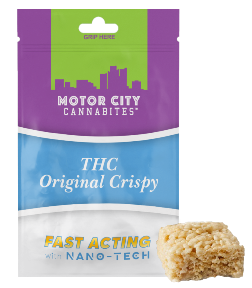 Photograph of product: Motor City Fast-Acting Original Crispy 200mg Rec