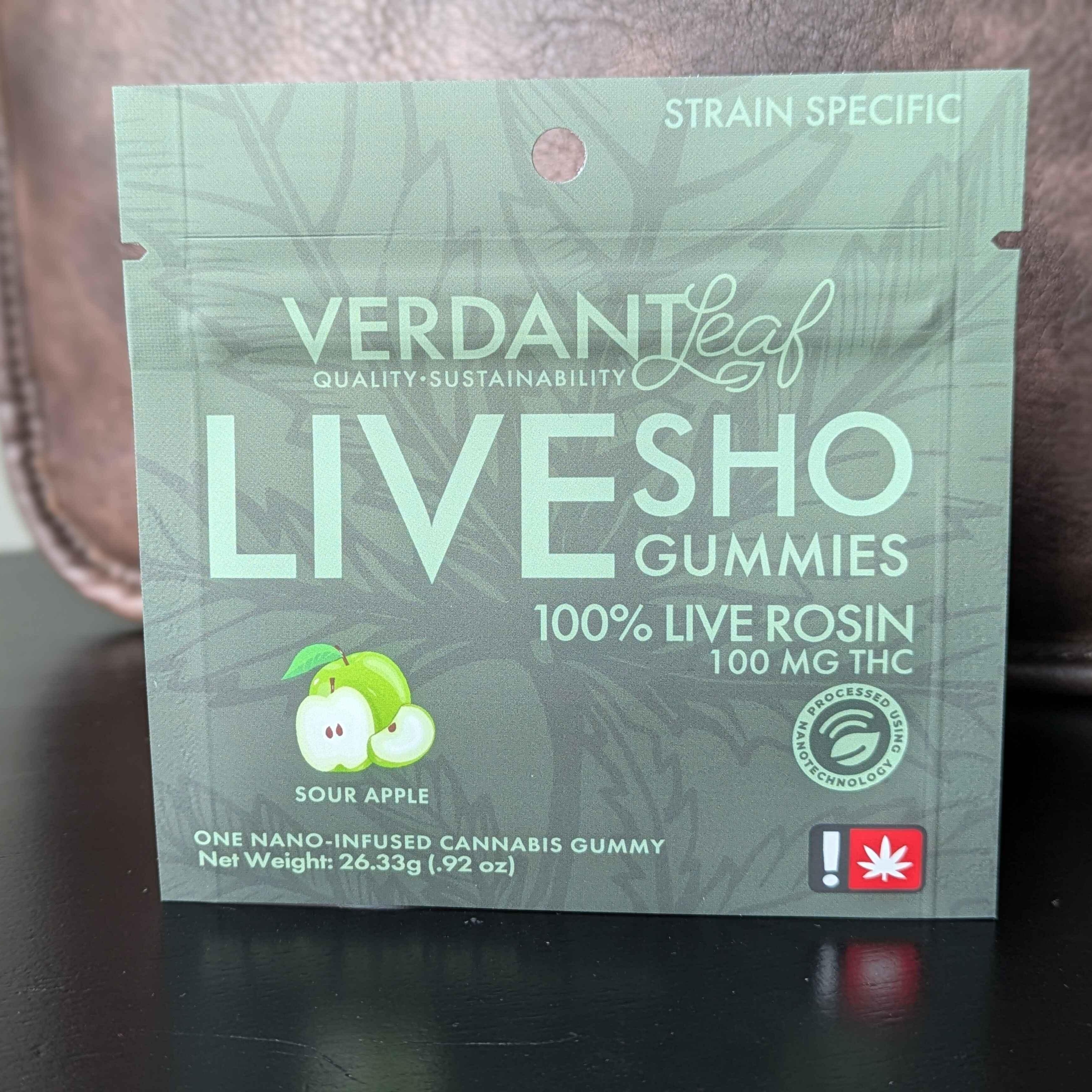 Photograph of product: gummy VL Sour Apple