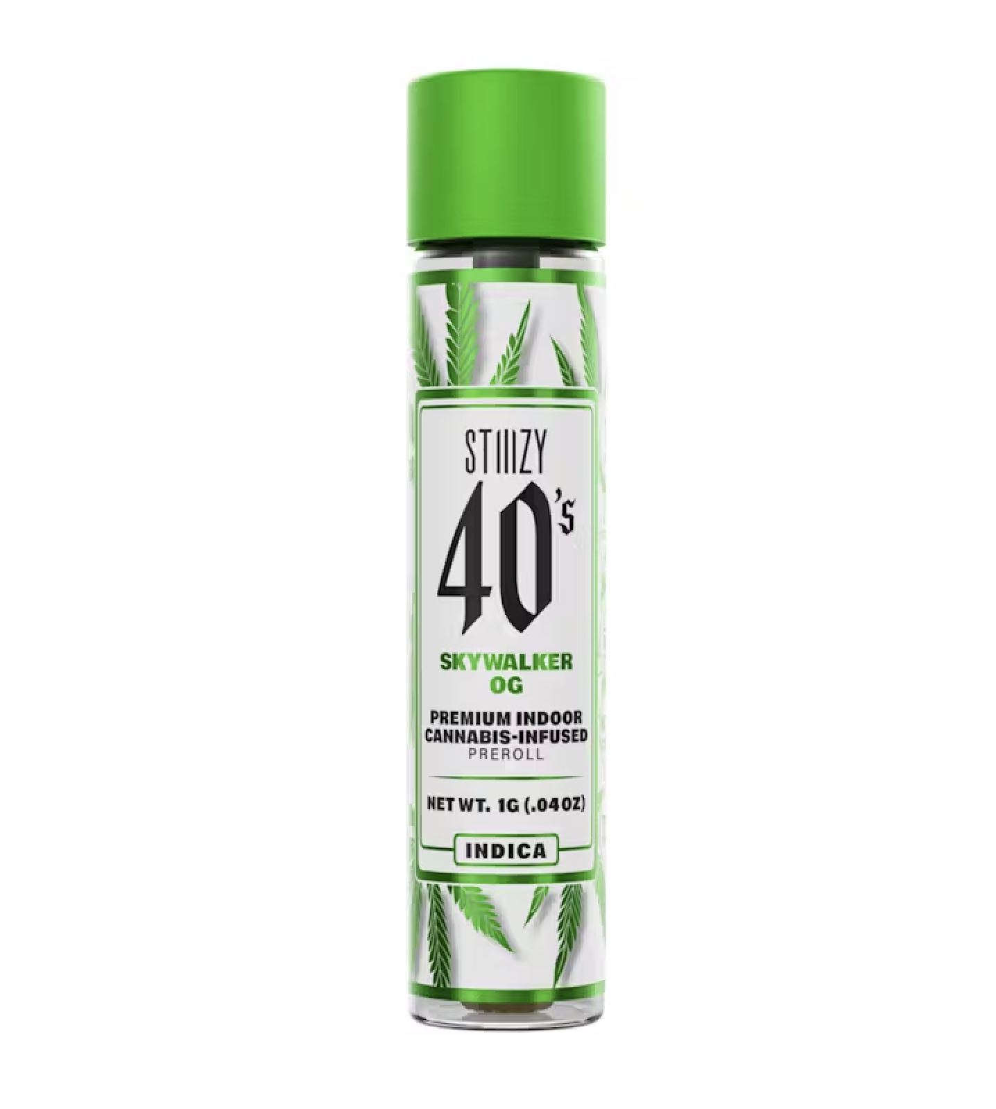 Photograph of product: STIIIZY 40's Infused Preroll 1g - Skywalker OG (I)