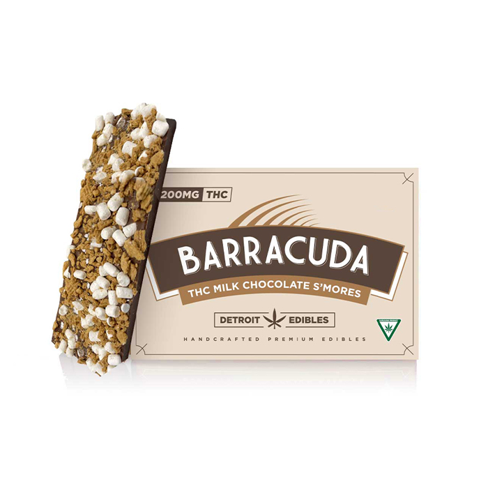 Photograph of product: Barracuda Bar Milk Chocolate S'mores, 200mg