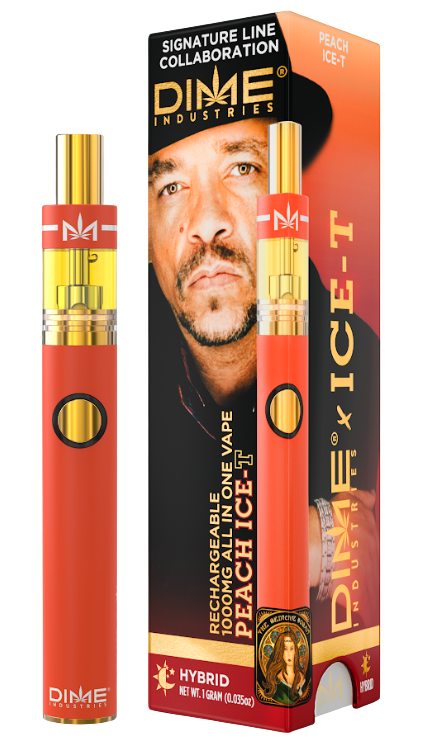 Photograph of product: Peach Ice-T - AIO (2.0g)