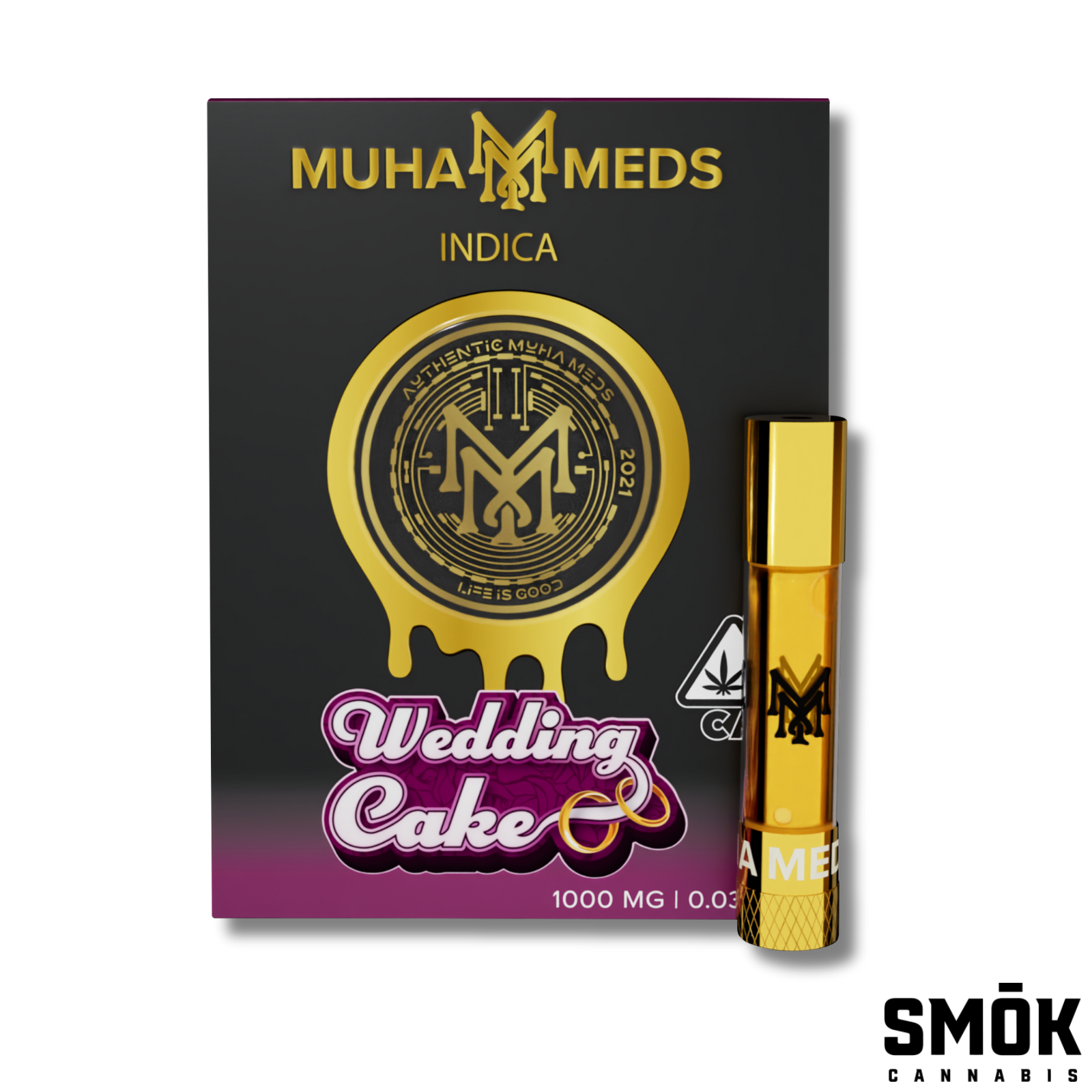 Photograph of product: Muha Meds Cart Oui'd Wedding Cake