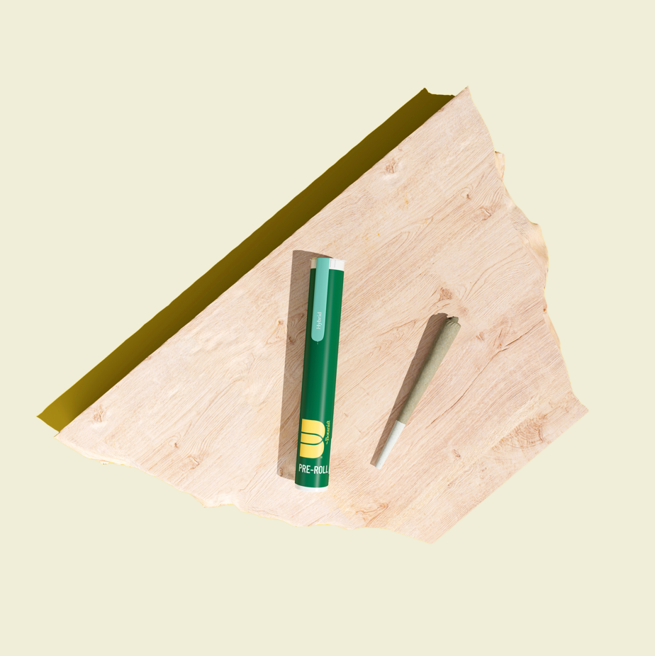 Photograph of product: Sour Banana Sherbet Pre-Roll | 1g