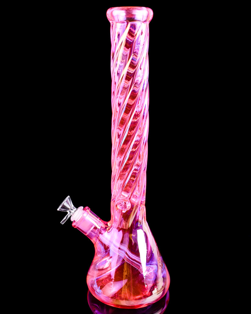 Photograph of product: Atomic Glass | Infinite Love Bong | Pink | 16"