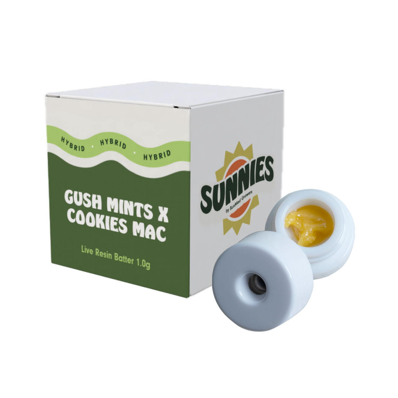 Photograph of product: Gush Mints x Cookies MAC Live Resin Batter