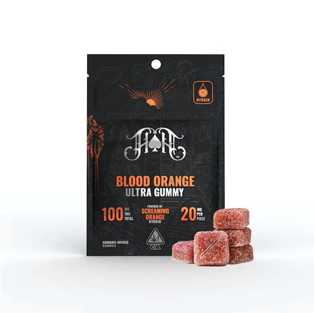 Photograph of product: Heavy Hitters Gummies | Blood Orange - 