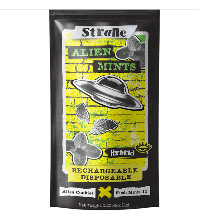 Photograph of product: Alien Mintz AIO Cloud Bar Disposable | 1G | Strane