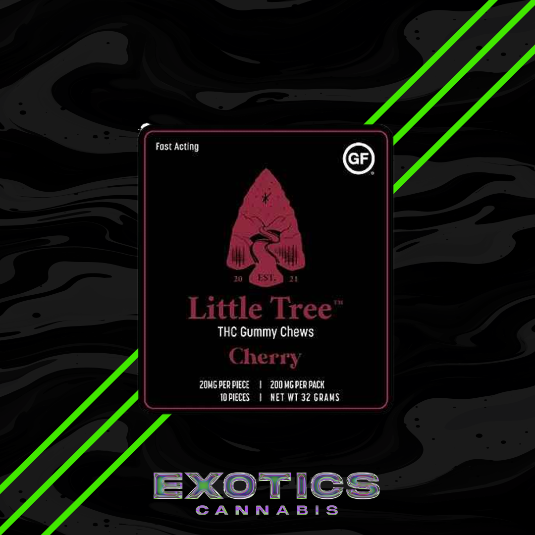 Photograph of product: Little Tree - Cherry Gummies 200mg (5/$14)