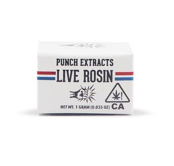 Photograph of product: Punch Extracts Sherbert Face Tier 1 Live Rosin 1g