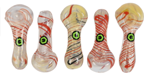 Photograph of product: Greenhouse | 2.5" Glass Pipe | Assorted Colors