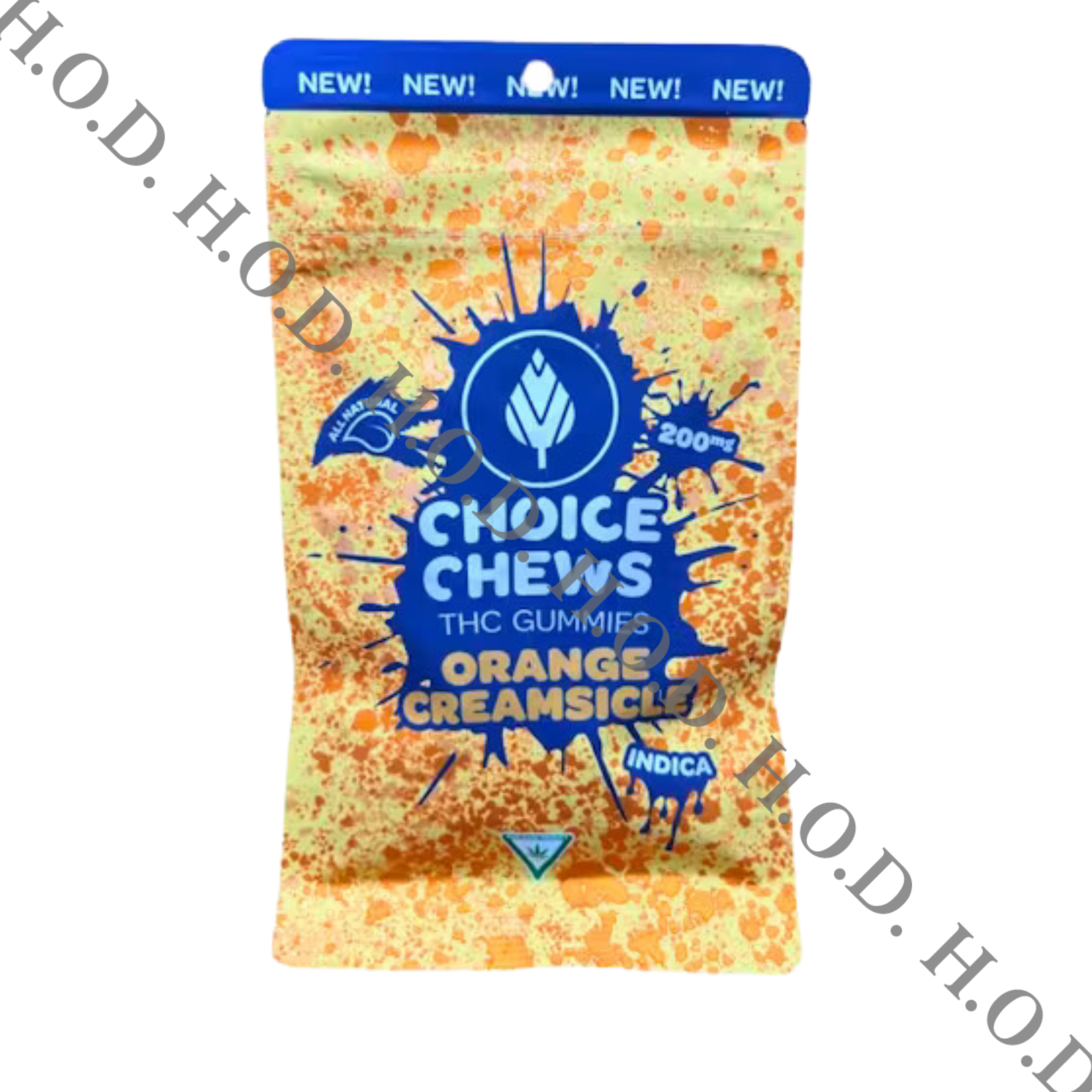 Photograph of product: Choice Orange Creamsicle Gummies 200mg