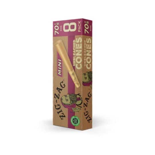 Photograph of product: Zig-Zag mini pre rolled cones | 8 pk