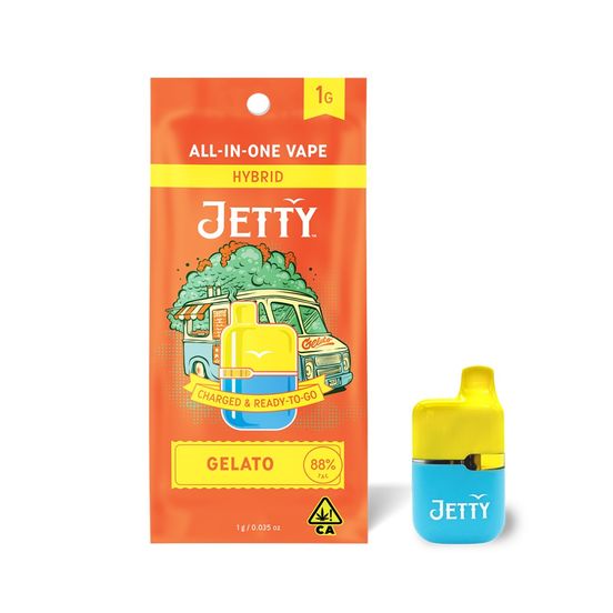 Photograph of product: Jetty AIO High TH-oui Mini Tank Gelato 1g - 