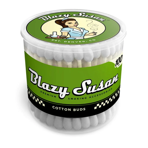 Photograph of product: Blazy Susan White Cotton Buds 100pk