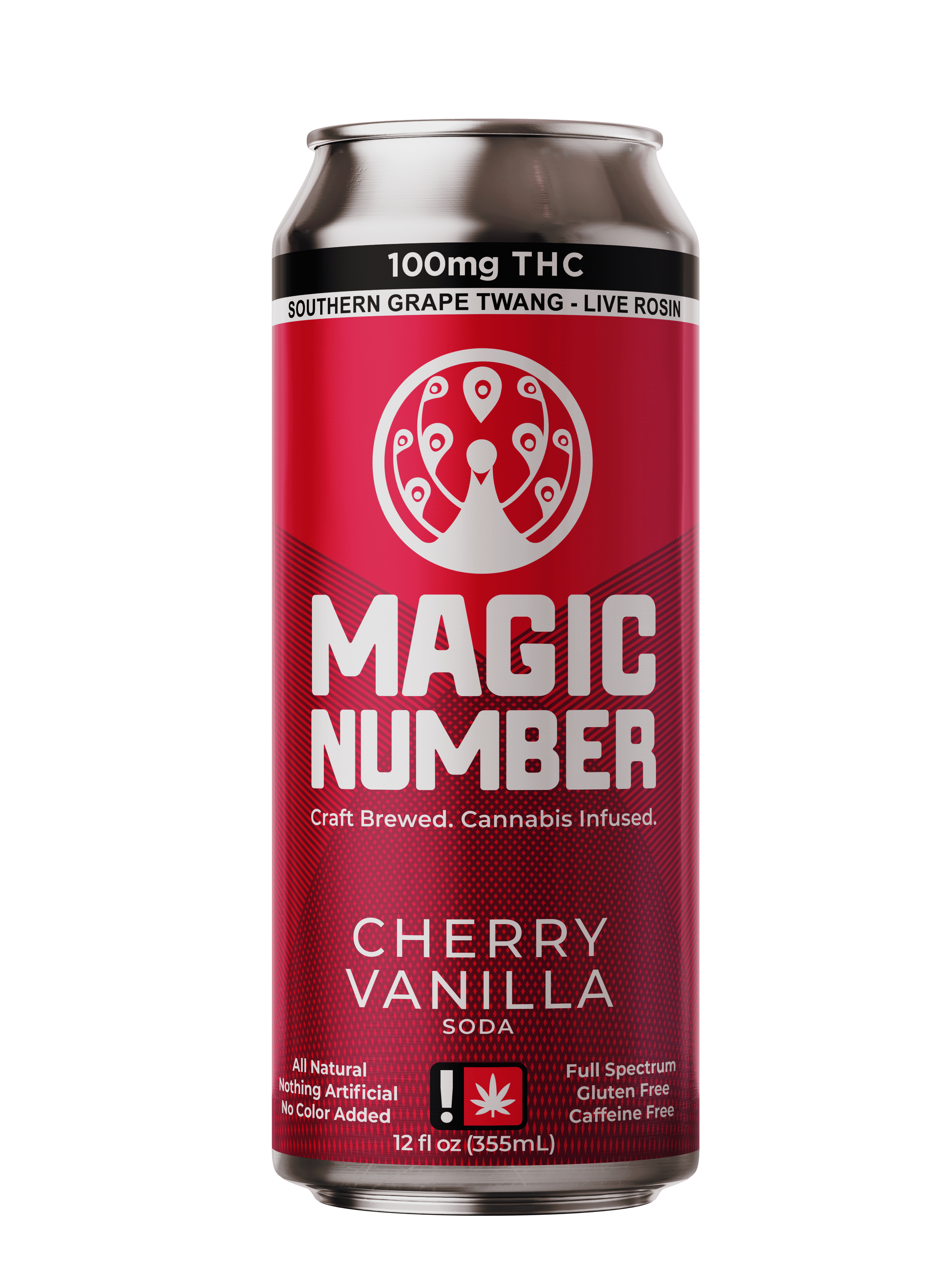 Photograph of product: Cherry Vanilla Soda 100mg (Magic Number)