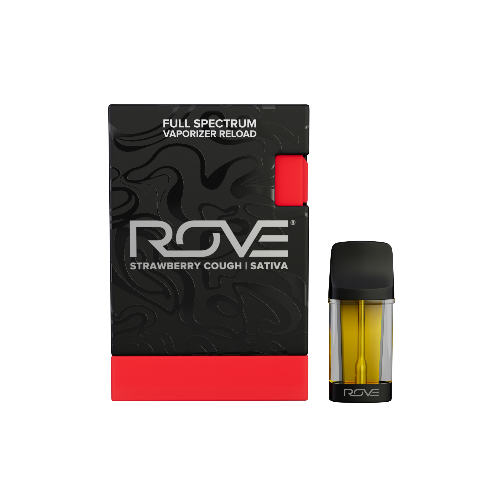 Photograph of product: Pod | Rove | Strawberry Cough | Live Resin Diamonds | 1g
