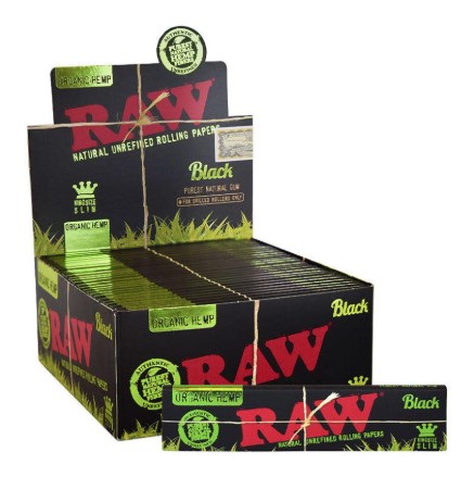 Photograph of product: Steep Slope | RAW Organic Hemp Black King Size Papers