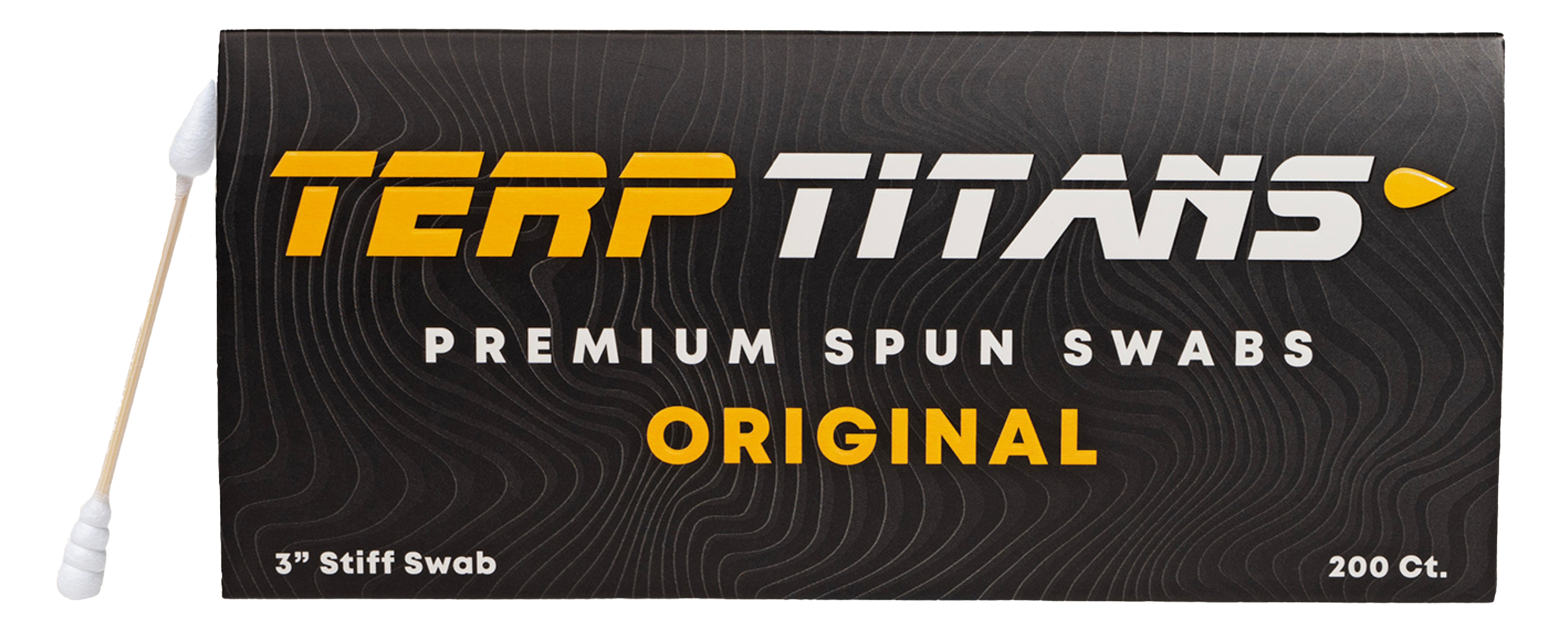 Photograph of product: Terp Titans - Bamboo Cotton Swabs - 200pk