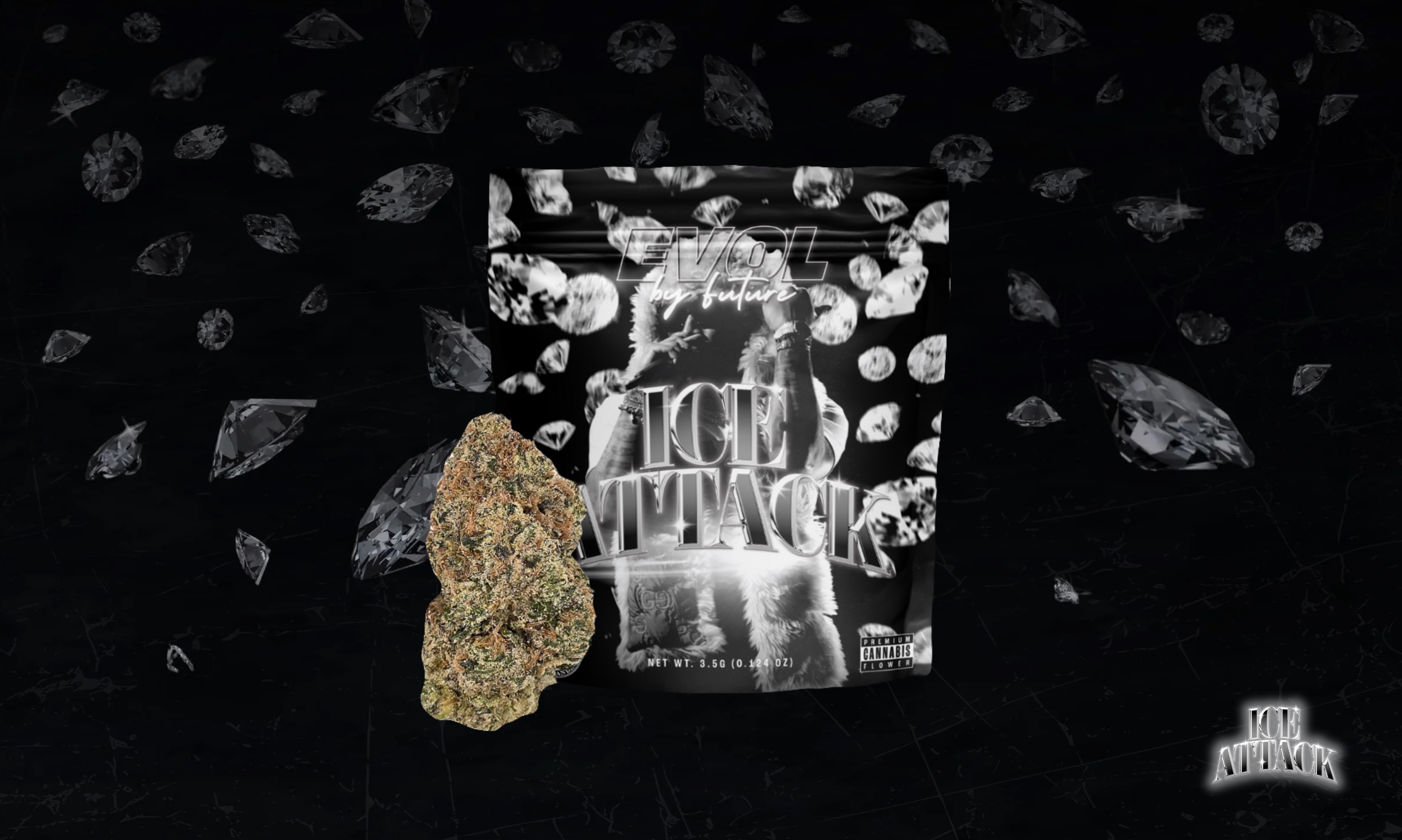 Photograph of product: Ice Attack | 3.5g