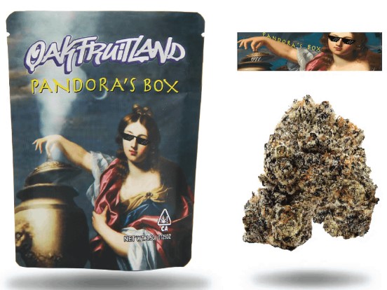 Photograph of product: Oakfruitland Black Label Series Pandora's Box - 3.5g