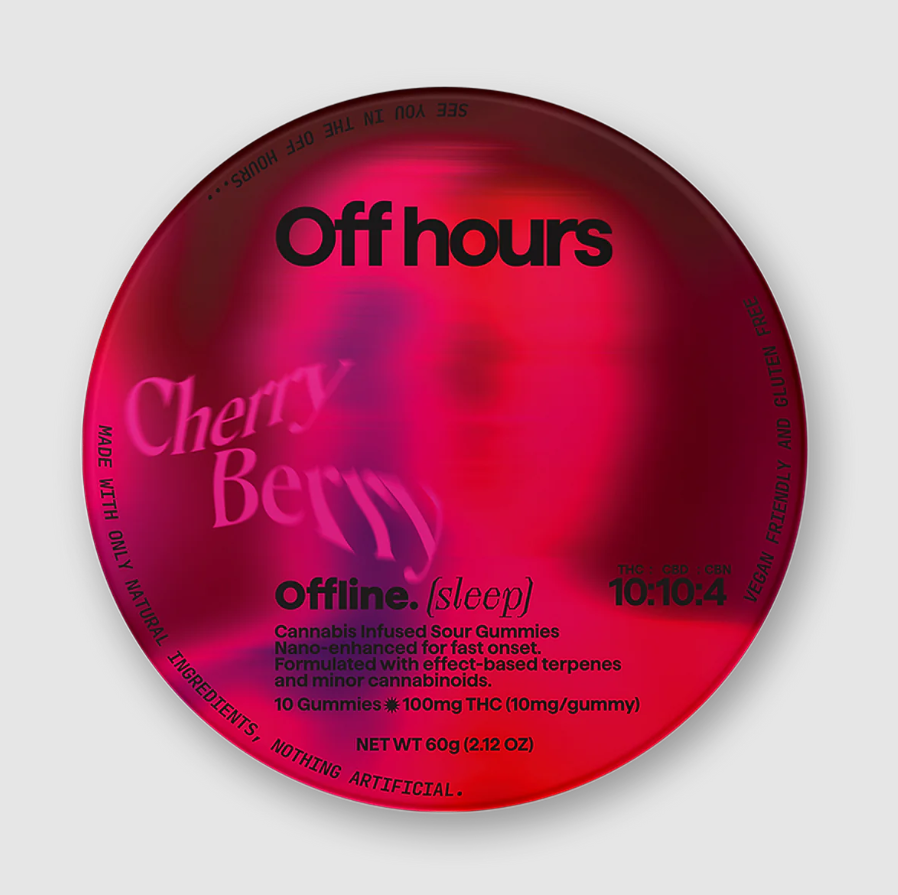 Photograph of product: OH Offline (sleep) Cherry Berry Gummies
