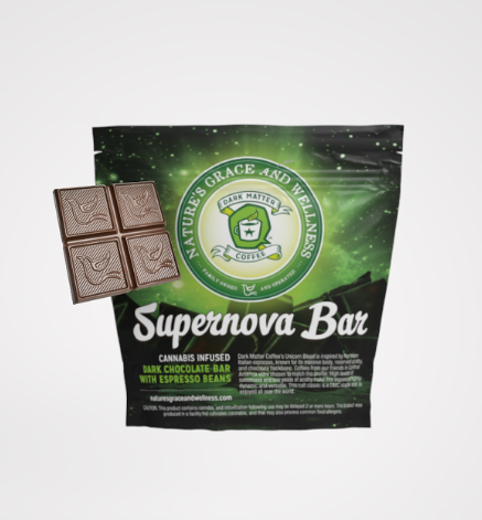 Photograph of product: NGW Supernova (S) Chocolate Bar 25mg 4pk