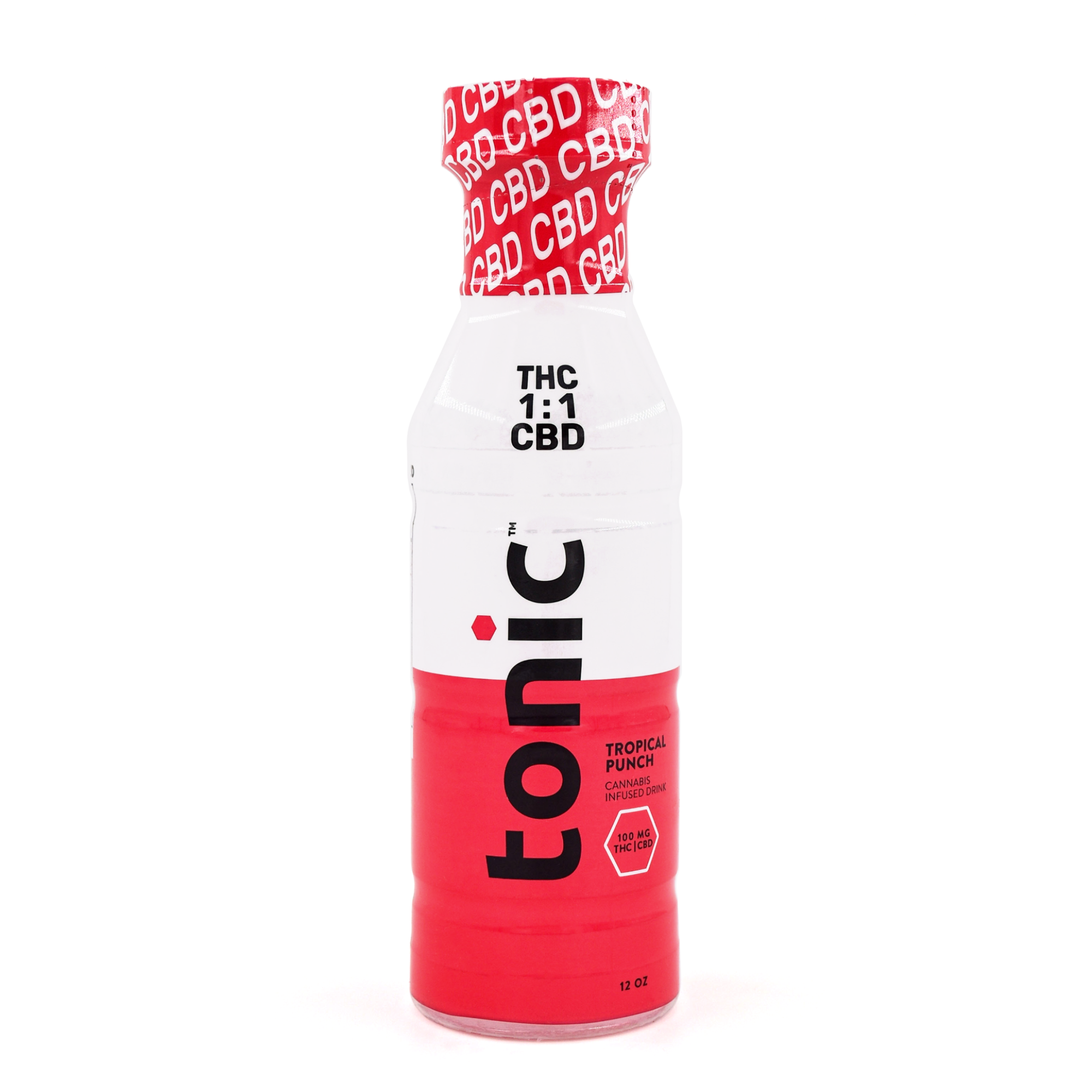 Photograph of product: 100mg | Tropical Punch 1:1 TH-oui CBD | Beverage
