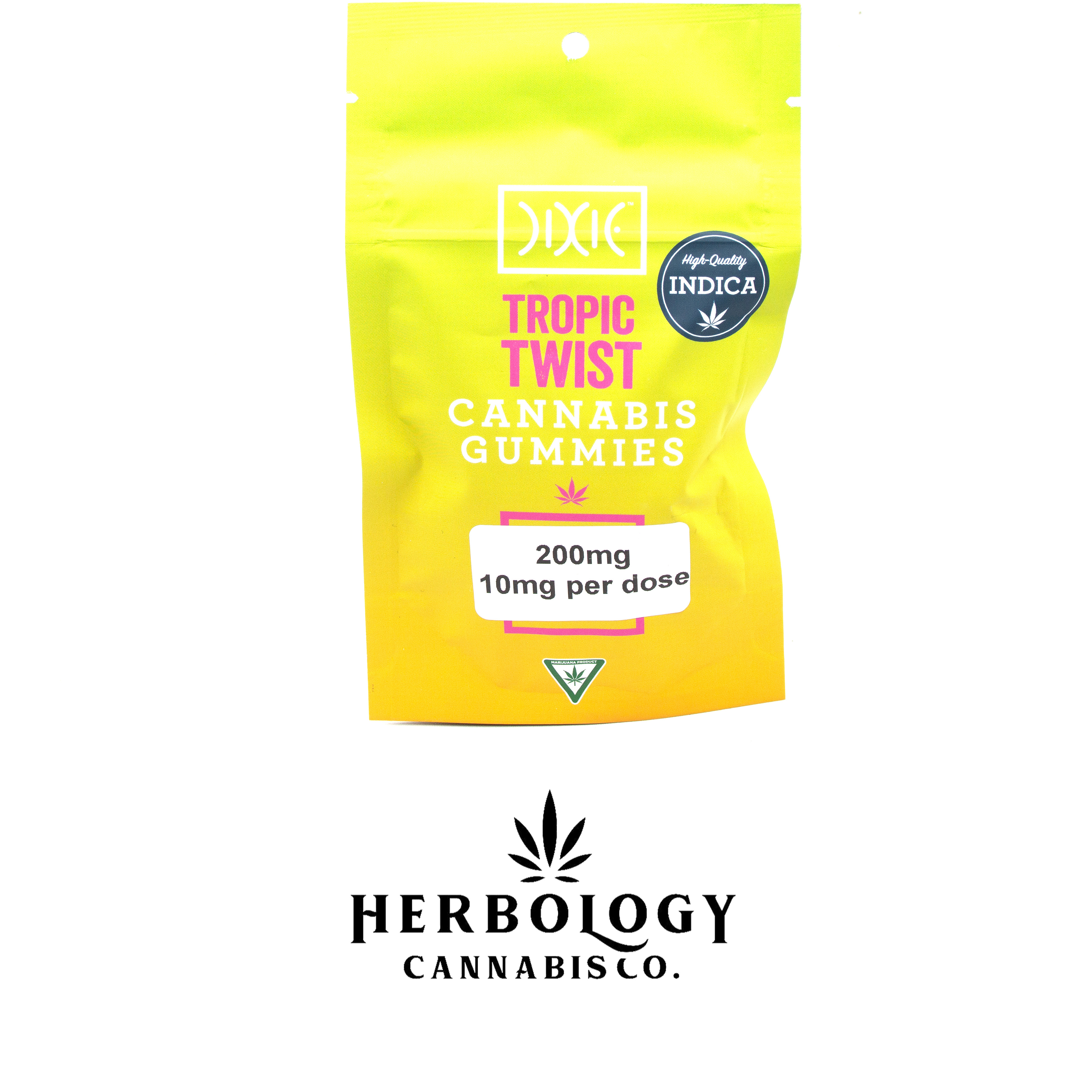 Photograph of product: Dixie | Gummy | Tropic Twist | 200mg
