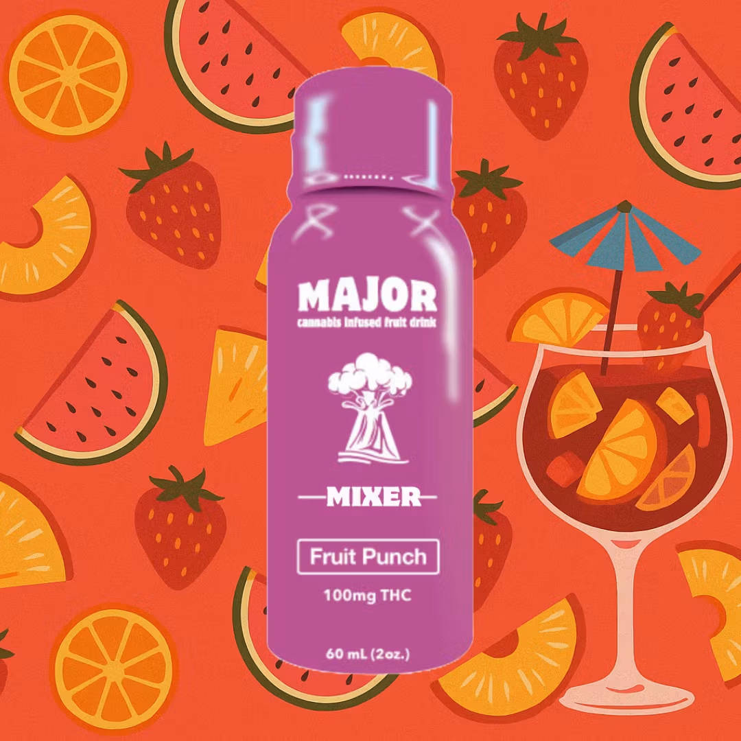 Photograph of product: Major - Beverages - Fruit Punch (H) 100mg