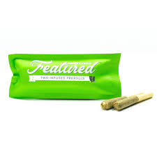 Photograph of product: Featured Farms Granddaddy Purple .5g Infused Preroll 2pk