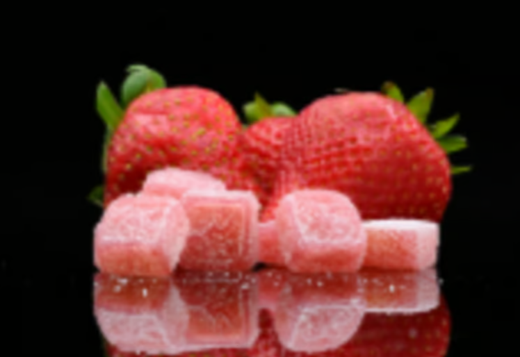 Photograph of product: Rodeo Live Rosin Strawberry Margarita Gummies (C0070000089) 20ct