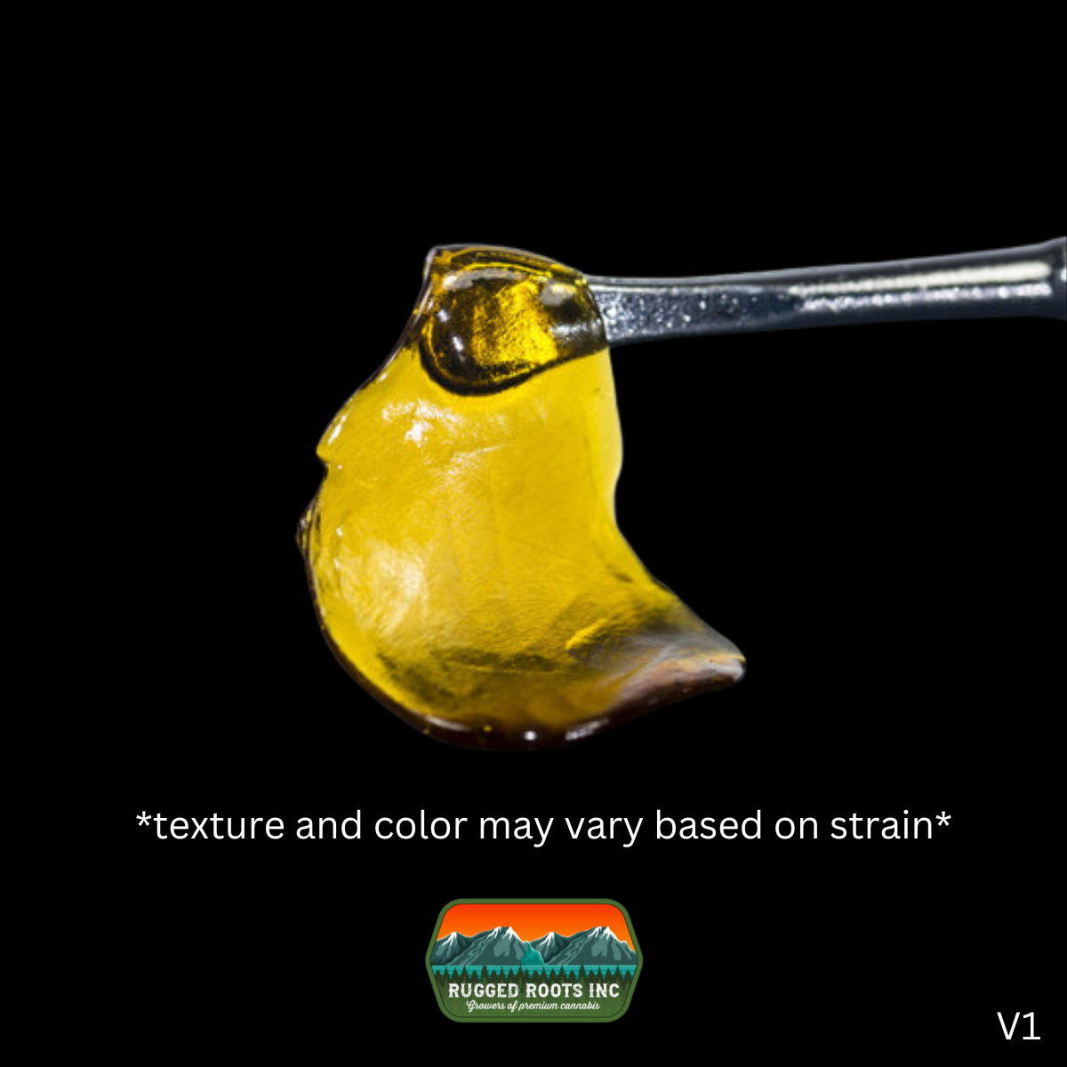 Photograph of product: Rugged Roots | Shatter GMO 1g
