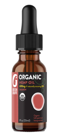 Photograph of product: Tinctures | Green Gruff | Organic CBD Tinctures | Salmon