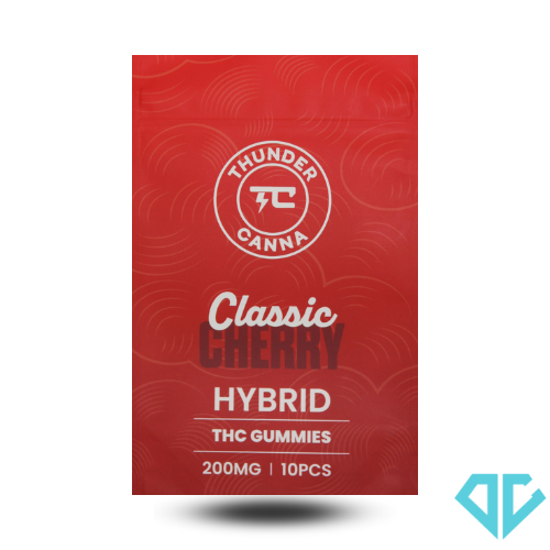 Photograph of product: Thunder Canna Classic Cherry Gummies 200mg