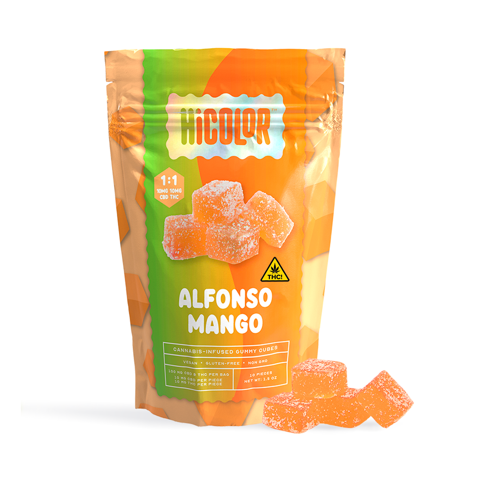 Photograph of product: Alfonso Mango 1:1 Chews 10-pack