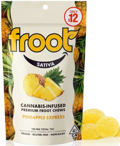 Photograph of product: Pineapple Express [S] - 100MG Gummies 10PK