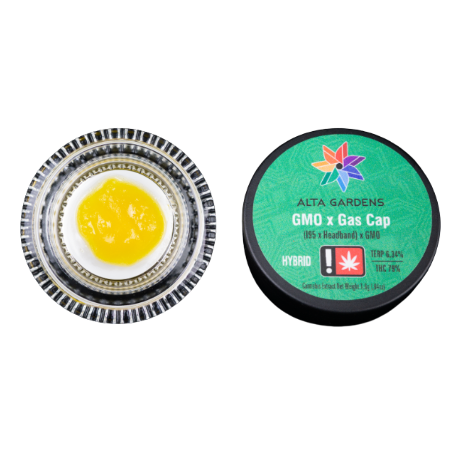 Photograph of product: Dab | Alta Gardens Cured Resin | GMO Gas Cap (H)